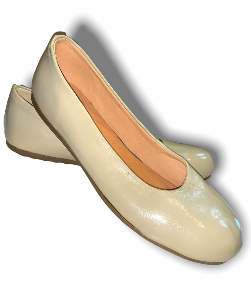 BALLERINA CARACAS CUERO BEIGE RICHIATO