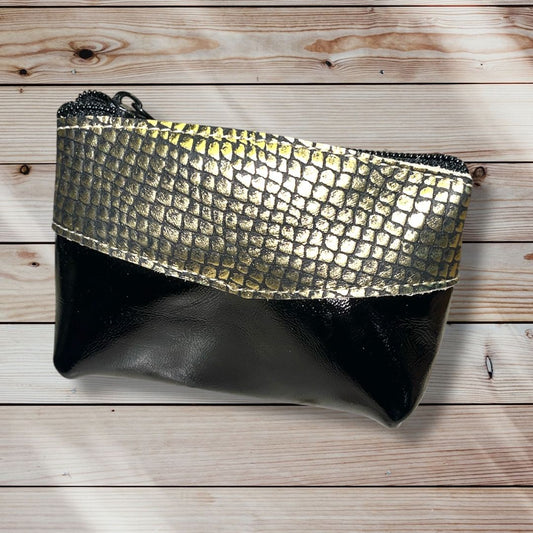 Monedero cuero cobre serp c/negro richiato