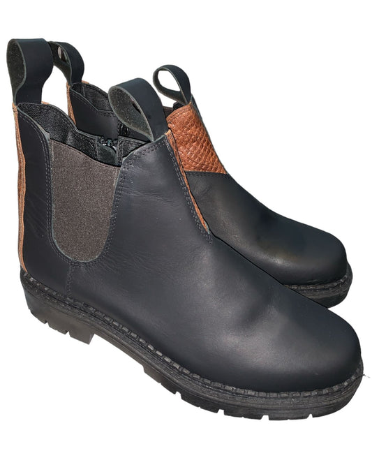 ZAPATO NANTES HOMBRE BOTÍN CHELSIE CUERO NEGRO